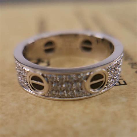 cartier ceramic ring replica|cartier love ring real.